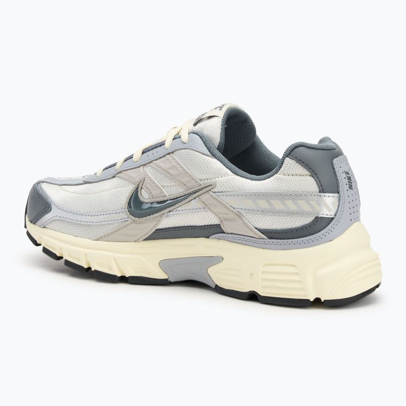 Nike Initiator uomini scarpe da corsa luce osso / latte di cocco / argento metallico / grigio fumo 3