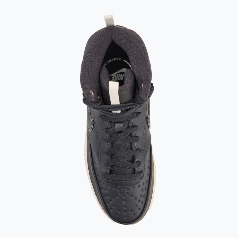 Scarpe da uomo Nike Court Vision Mid elementare grigio fumo scuro/osso chiaro/grigio fumo scuro 5