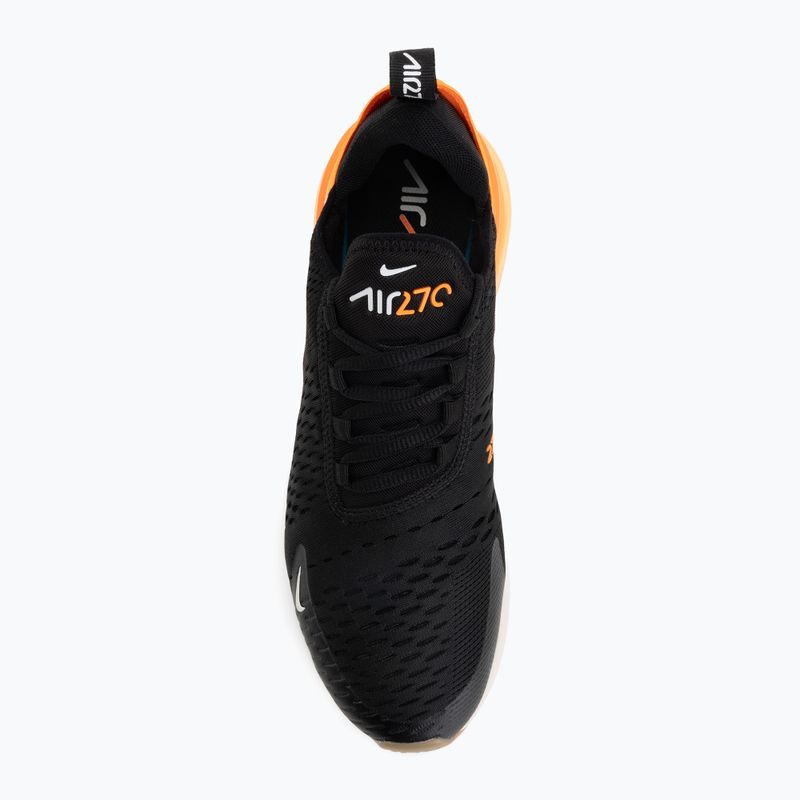 Scarpe da uomo Nike Air Max 270 black/bright crimson/total orange 5