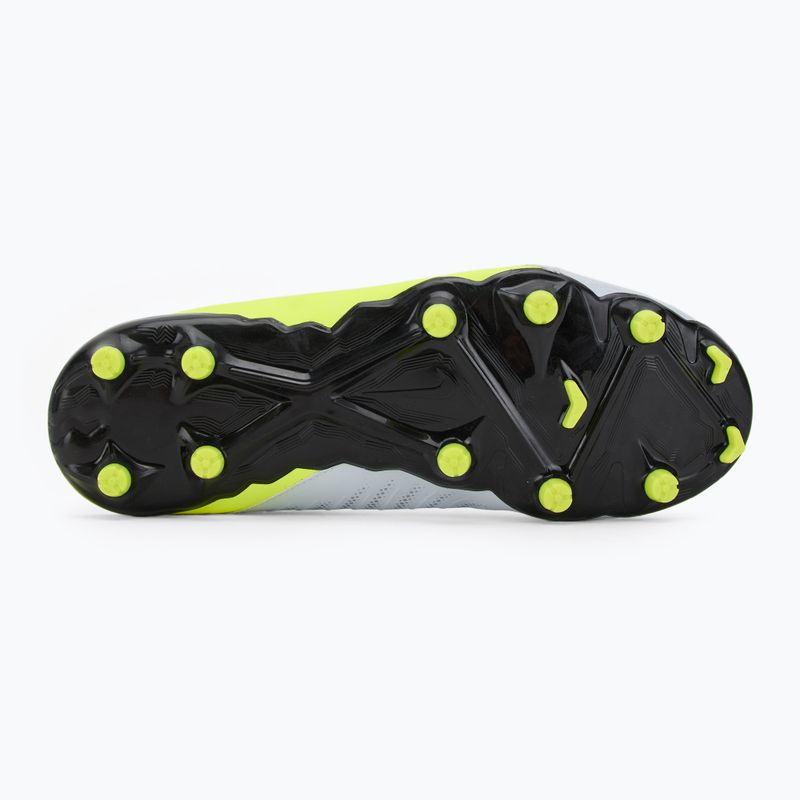 Nike Phantom Luna 2 Academy FG/MG argento metallizzato/volt/nero scarpe da calcio per bambini 4