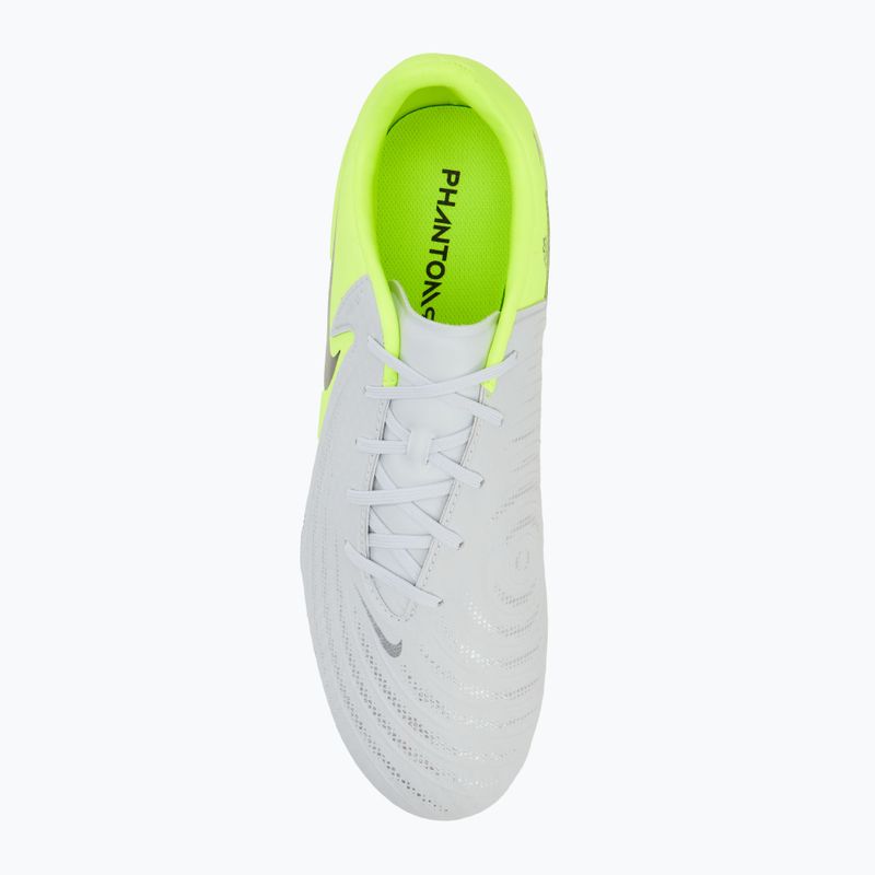 Scarpe da calcio Nike Phantom GX 2 Academy uomo argento metallico/volt/nero 5