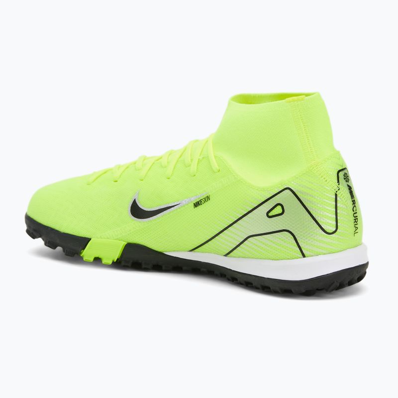 Scarpe da calcio uomo Nike Mercurial Superfly 10 Academy TF volt/nero 3