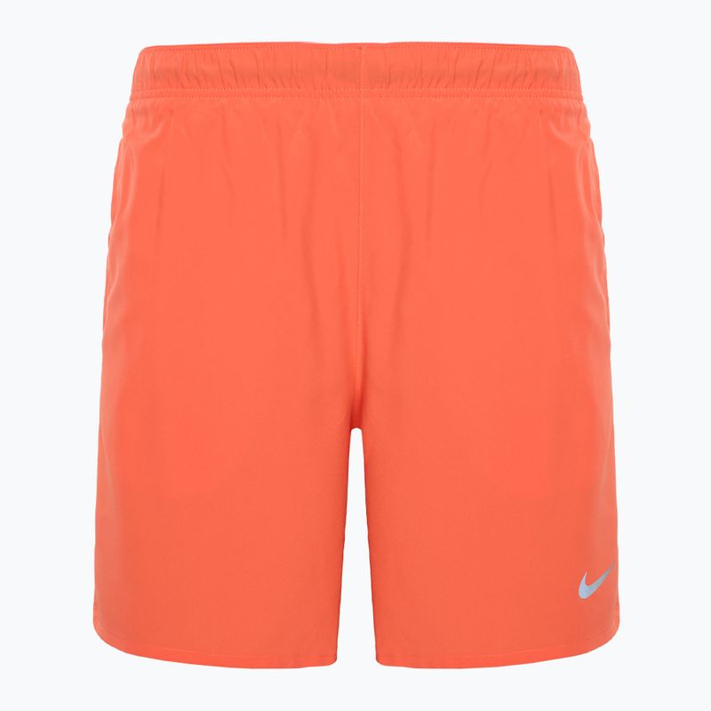 Pantaloncini da uomo Nike Dri-Fit Challenger 7" Slip-Lined mango selvatico chiaro / argento riflettente