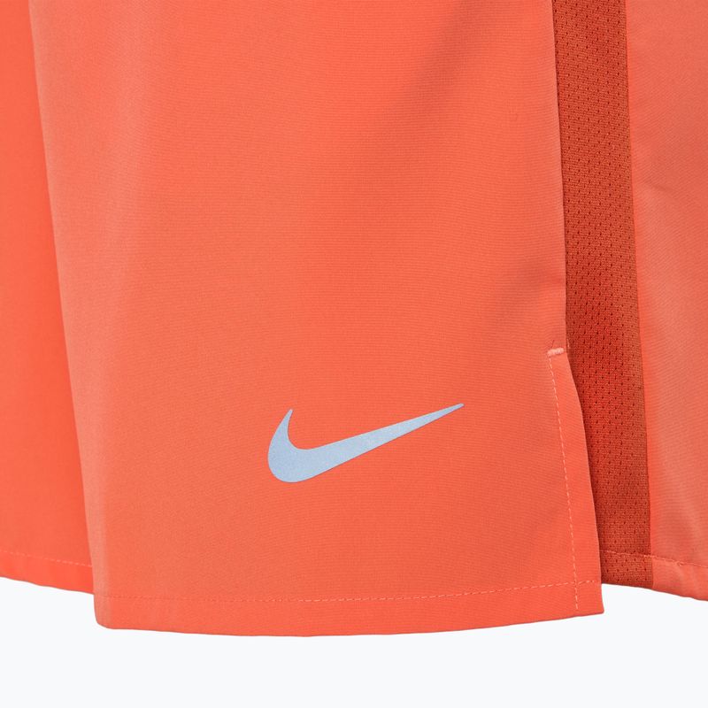 Pantaloncini da uomo Nike Dri-Fit Challenger 7" Slip-Lined mango selvatico chiaro / argento riflettente 3