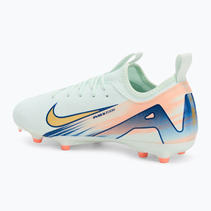 Nike Vapor 16 Acadamy Mercurial Dream Speed FG/MG Jr scarpe da calcio bambini appena verde / impulso cremisi / moneta d'oro metallico 3