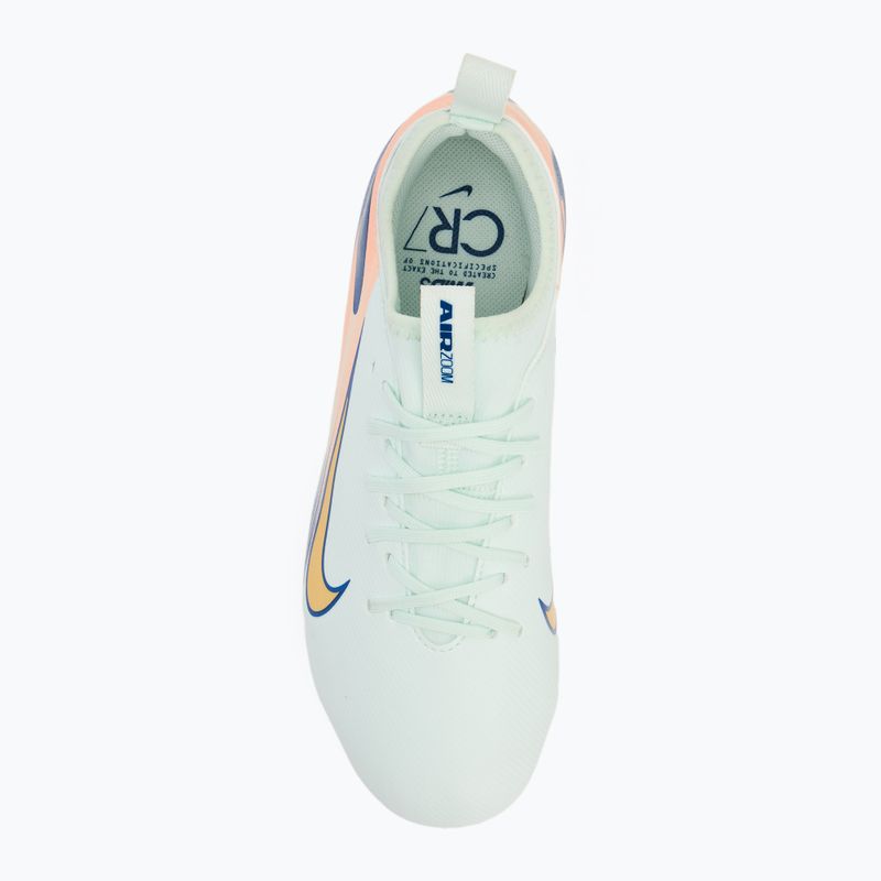 Nike Vapor 16 Acadamy Mercurial Dream Speed FG/MG Jr scarpe da calcio bambini appena verde / impulso cremisi / moneta d'oro metallico 5