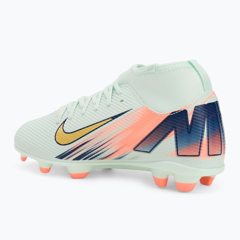 Nike Superfly 10 Club Mercurial Dream Speed FG/MG Jr bambini scarpe da calcio a malapena verde / impulso cremisi / oro metallico moneta 3