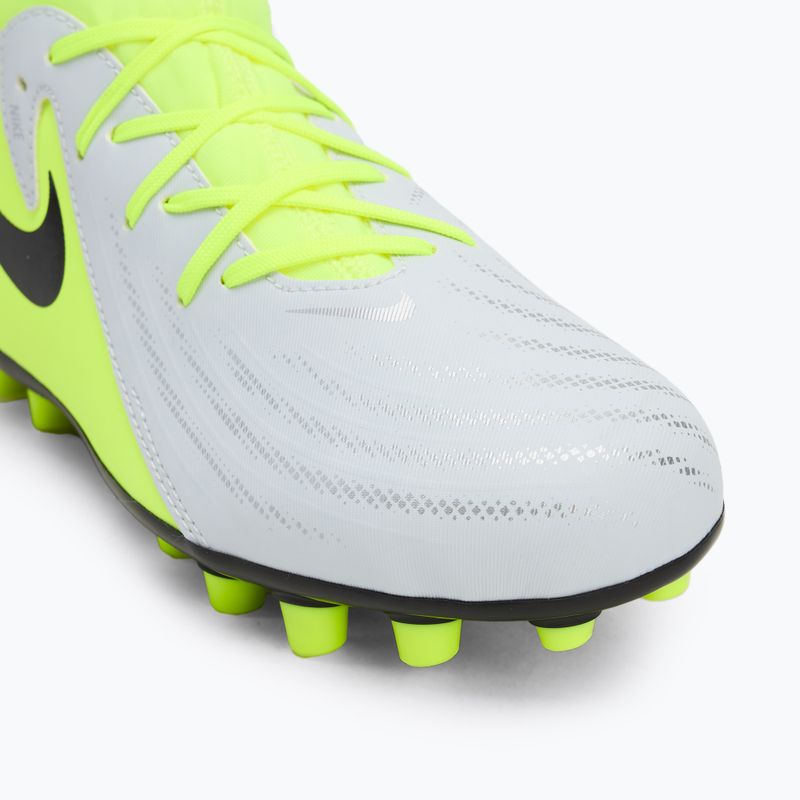 Nike Phantom Luna 2 Academy AG Jr scarpe da calcio bambino argento metallico/nero/volt 7