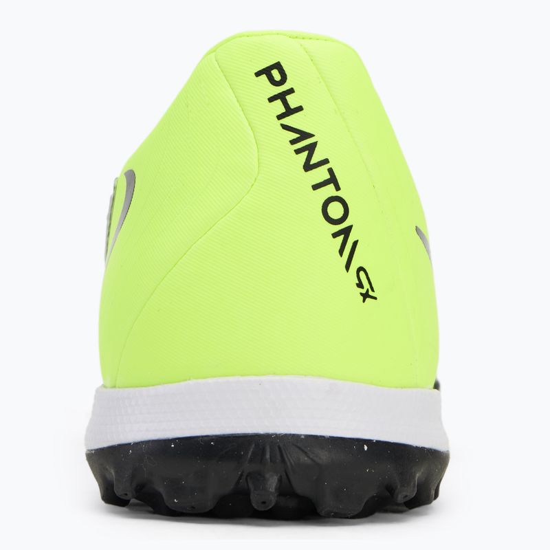 Scarpe da calcio da uomo Nike Phantom GX 2 Academy TF argento metallizzato/volt/nero 6