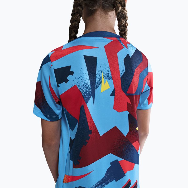 Maglia da calcio junior Nike FC Barcelona Academy Pro SE Pre-Match Jr university blue/opti yellow 3