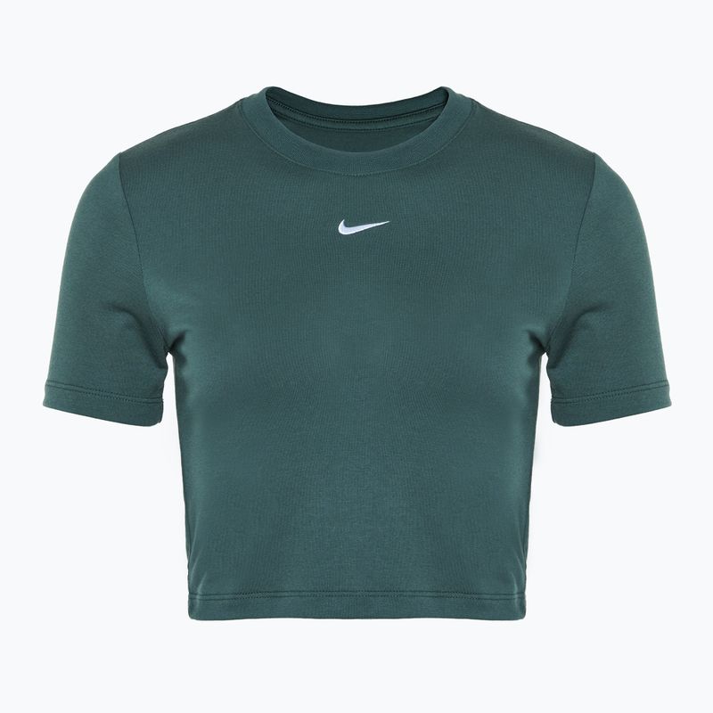 Maglietta Nike Sportswear Essential donna verde vintage / bianco