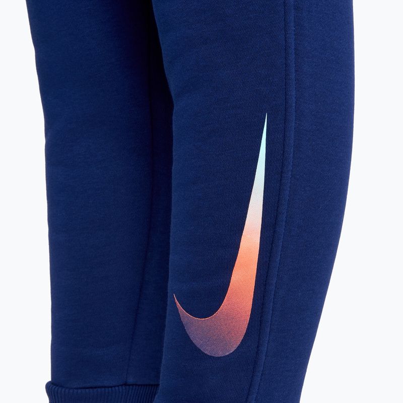 Pantaloni da bambino Nike CR7 Club Fleece blu void/oro metallico 3