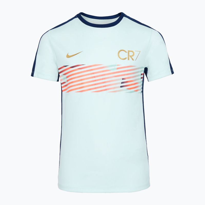 Maglia da calcio Nike CR7 Academy Dri-FIT bambino appena verde/blu void/oro metallico