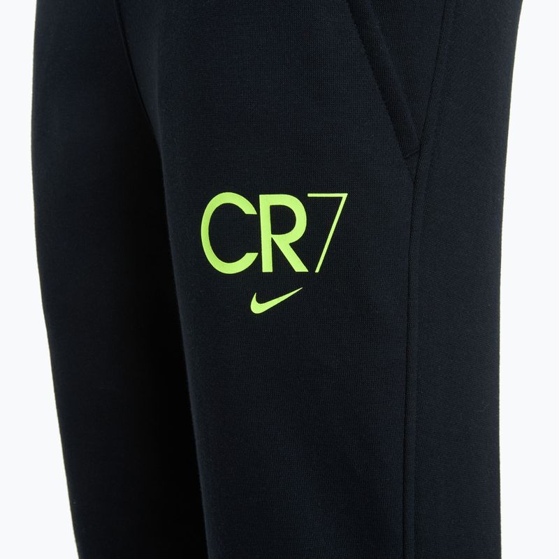 Pantaloni da bambino Nike CR7 Club Fleece nero / volt 3