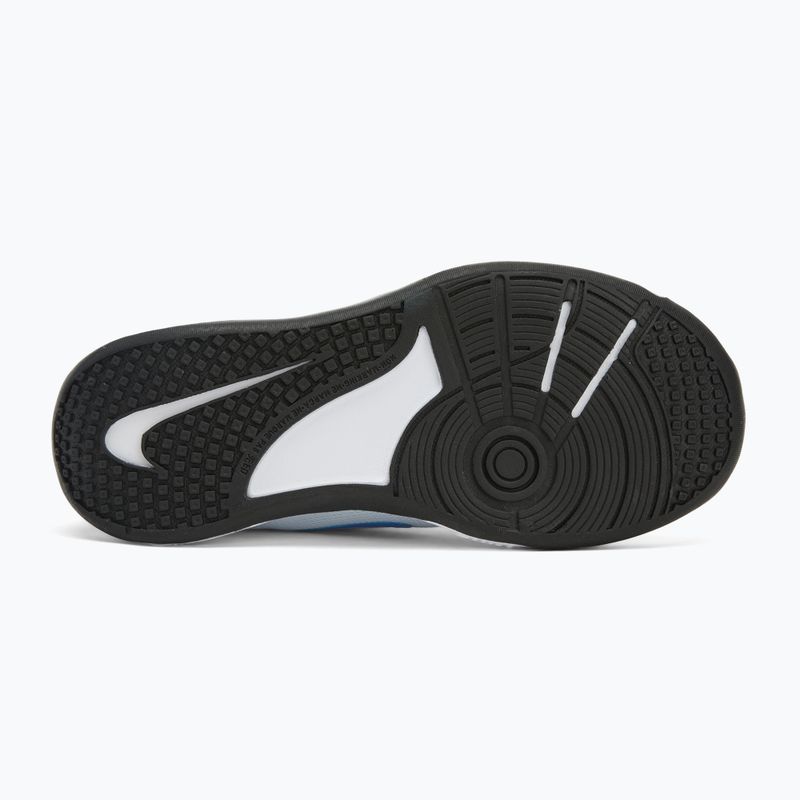 Scarpe da calcio Nike Omni Multi-Court bianco/nero per bambini 4