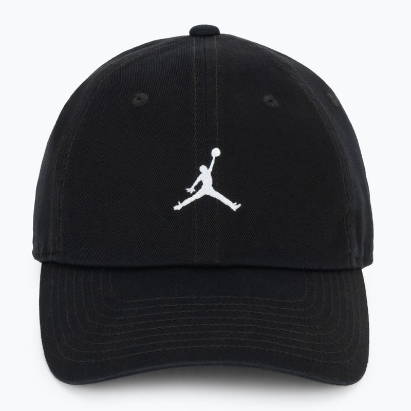 Cappellino con visiera Nike Jordan Club Unstructured Curved-Bill black/white 2