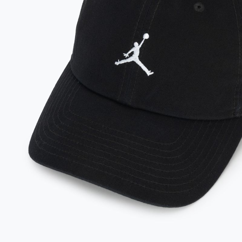 Czapka z daszkiem Nike Jordan Club Unstructured Curved-Bill black/white 3