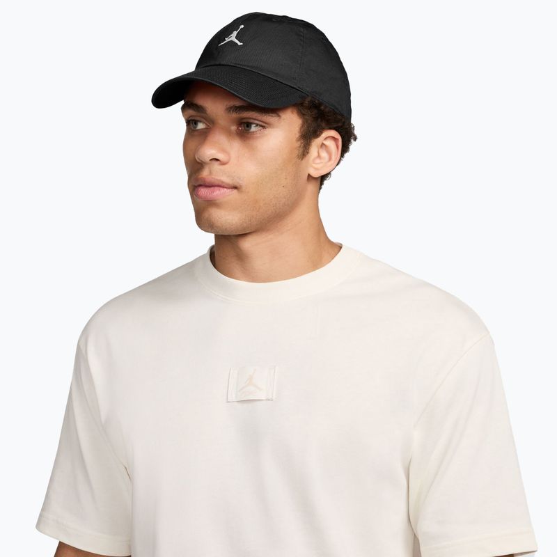 Cappellino con visiera  Jordan Club Unstructured Curved-Bill black/white 5