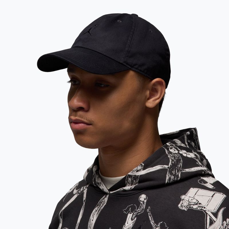 Cappellino con visiera  Jordan Club Unstructured Curved-Bill black/black 7