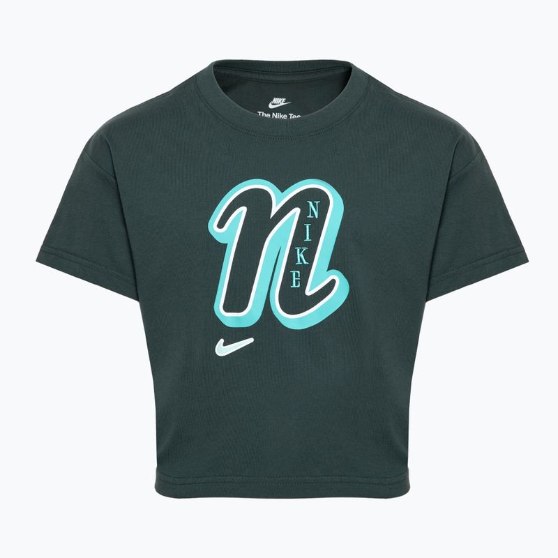 Maglietta Nike Sportswear da bambino verde vintage