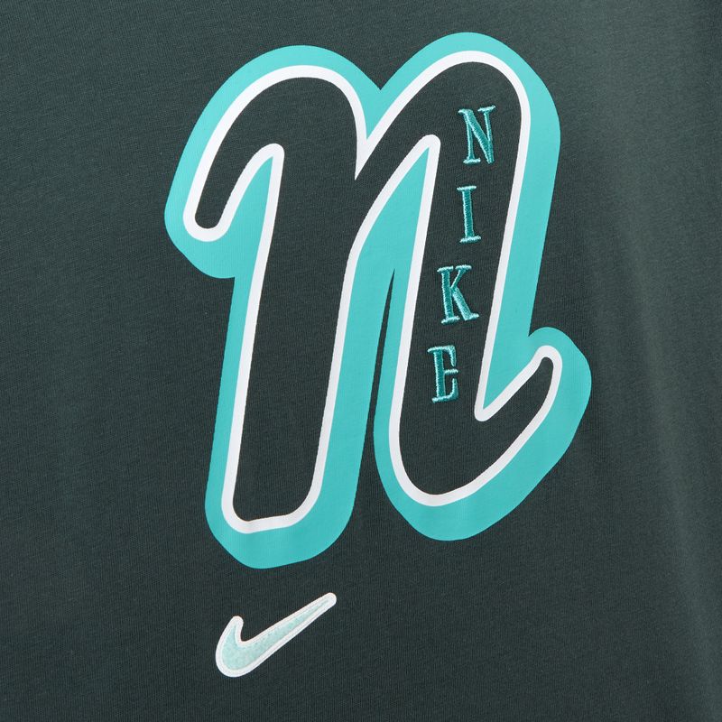 Maglietta Nike Sportswear da bambino verde vintage 3
