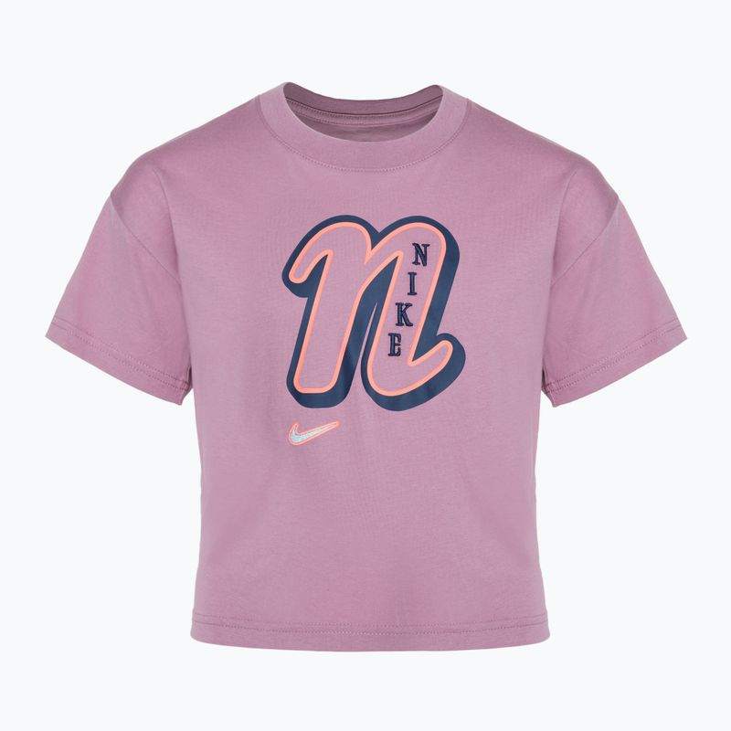 Maglietta Nike Sportswear da bambino polvere di prugna