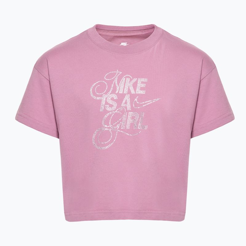 Maglietta Nike Sportswear da bambino polvere di prugna