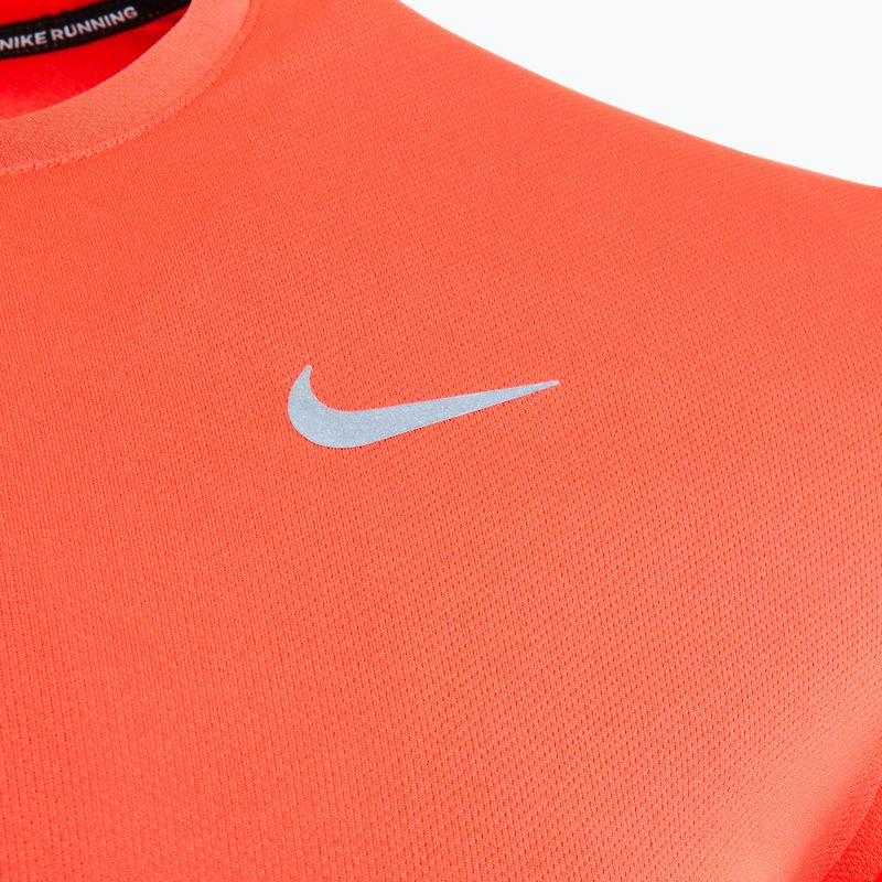 Maglietta da corsa Nike Miler Dri-Fit UV light wild mango da uomo 3