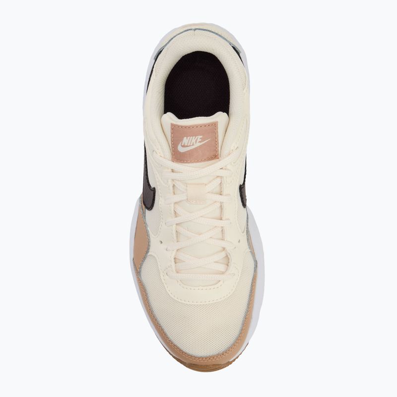 Scarpe Nike Air Max SC da bambino avorio pallido/canapa/bordeaux cenere 5