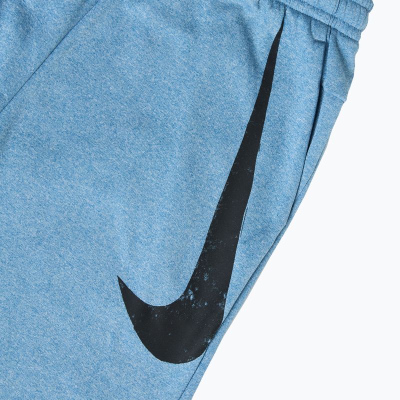 Pantaloni fitness Nike Therma-FIT da uomo aegean storm / heather / aegean storm / nero 5