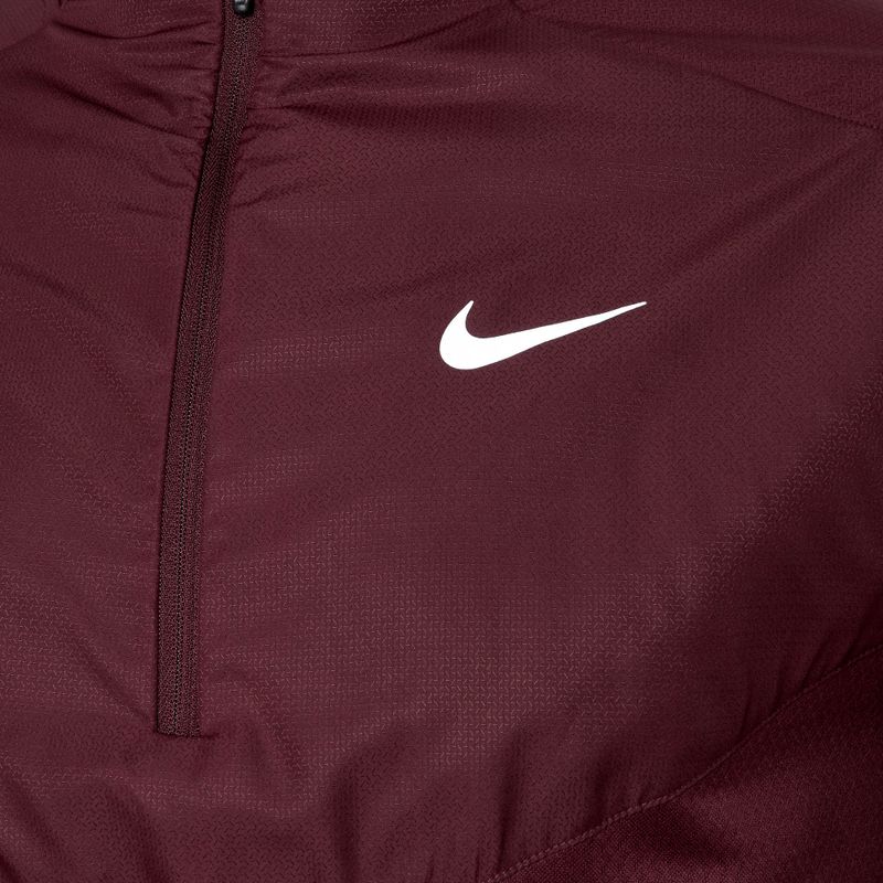 Felpa da running Nike Sphere Element Therma-FIT 1/2 Zip Uomo, cotta bordeaux 3
