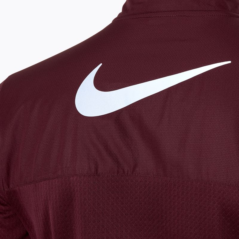 Felpa da running Nike Sphere Element Therma-FIT 1/2 Zip Uomo, cotta bordeaux 4