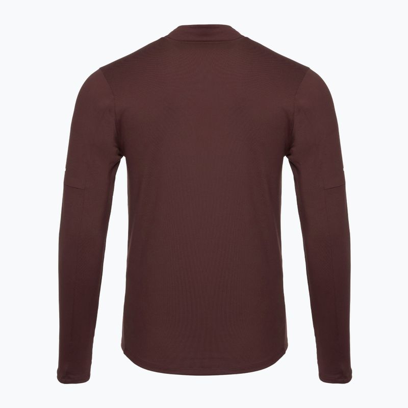 Uomo Nike Dri-FIT Element 1/2-Zip running manica lunga bordeaux cotta 2