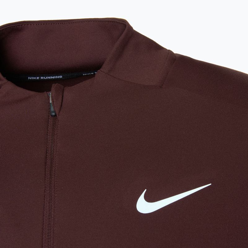 Uomo Nike Dri-FIT Element 1/2-Zip running manica lunga bordeaux cotta 3