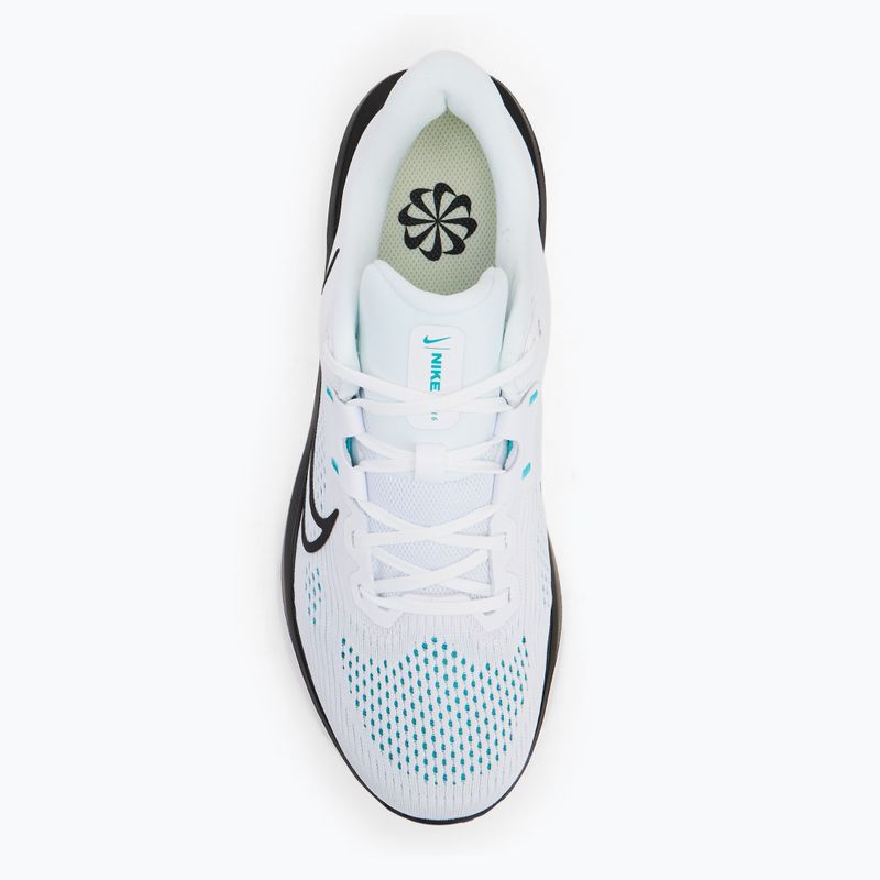 Nike Quest 6 uomini scarpe da corsa bianco / dusty cactus / nero 5