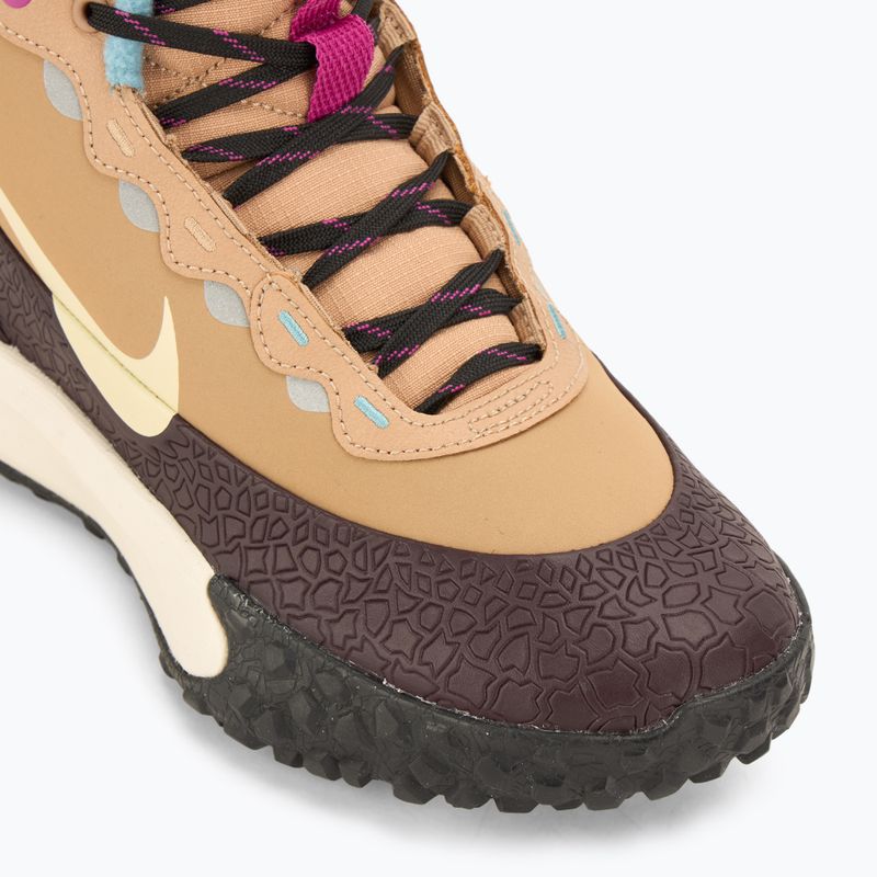 Scarpe Nike Hikeda canapa / bordeaux cenere / denim turchese / avorio pallido per bambini 7