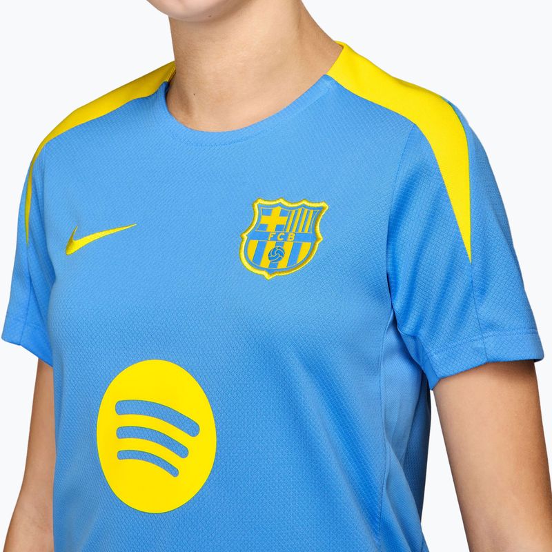 Maglia da calcio junior Nike FC Barcelona Strike SE Jr university blue/opti yellow 3