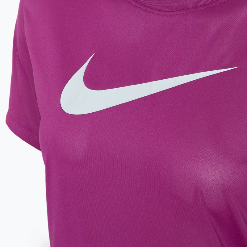 Maglietta da allenamento Nike Dri-Fit fucsia caldo da donna 3
