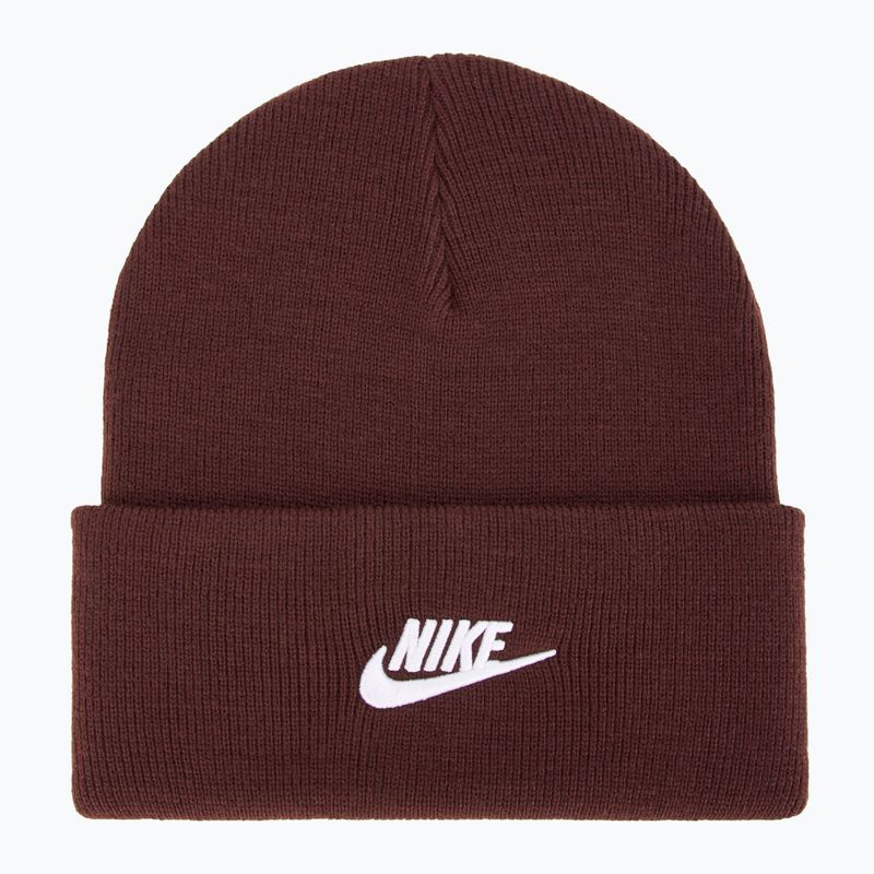 Berretto invernale da bambino Nike Peak bordeaux crush/bianco