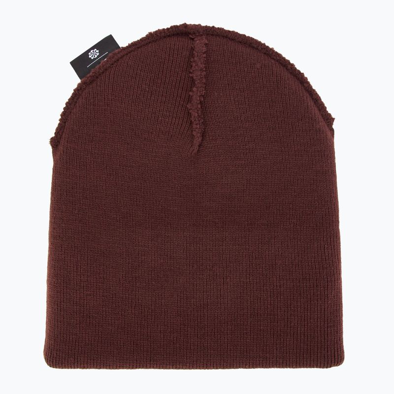 Berretto invernale da bambino Nike Peak bordeaux crush/bianco 4