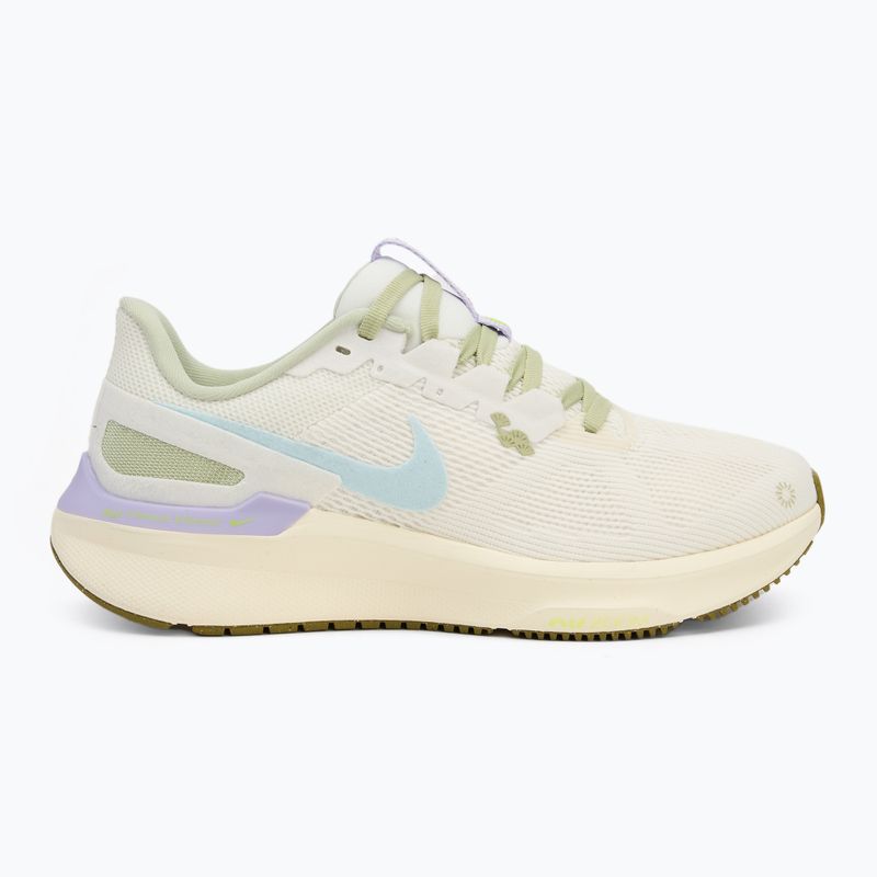 Nike Structure 25 scarpe da corsa donna vela/avorio pallido/volt/blu ghiacciaio 2