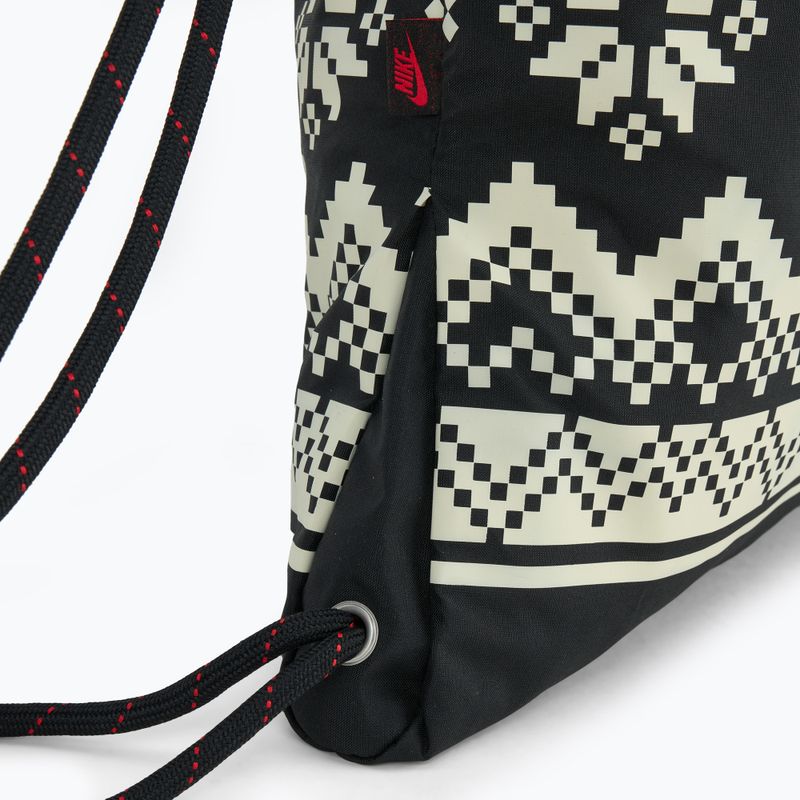 Sacca Nike Heritage 13 l black/coconut milk/university red 4