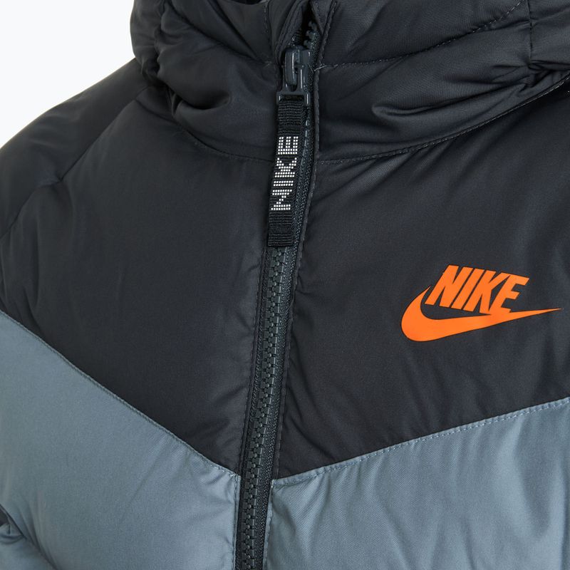 Giacca Nike Sportswear Bambino Grande Sintetico antracite/grigio freddo/arancio di sicurezza 3