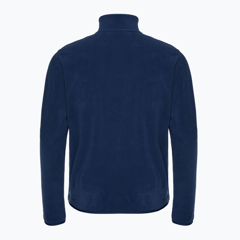 Uomo Nike Swoosh Air Polar Fleece Half Zip Top midnight navy/volt 2