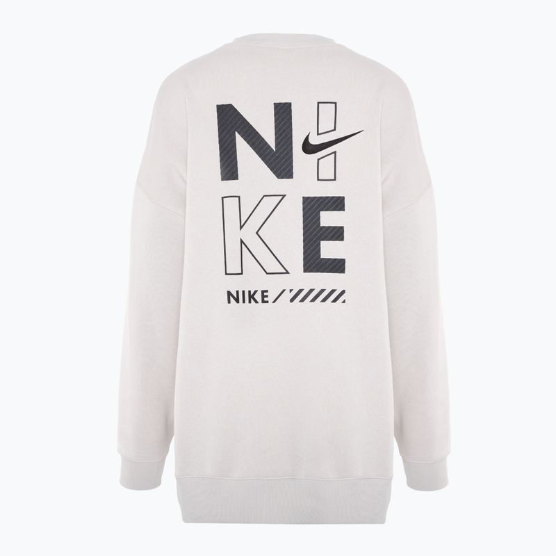Felpa Nike Sportswear Oversized Crew-Neck donna, minerale di ferro leggero 2