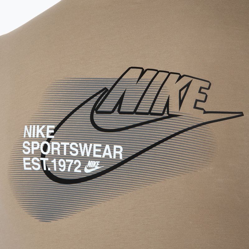 Maglietta Nike Sportstwear Standard Issue da bambino color kaki 4