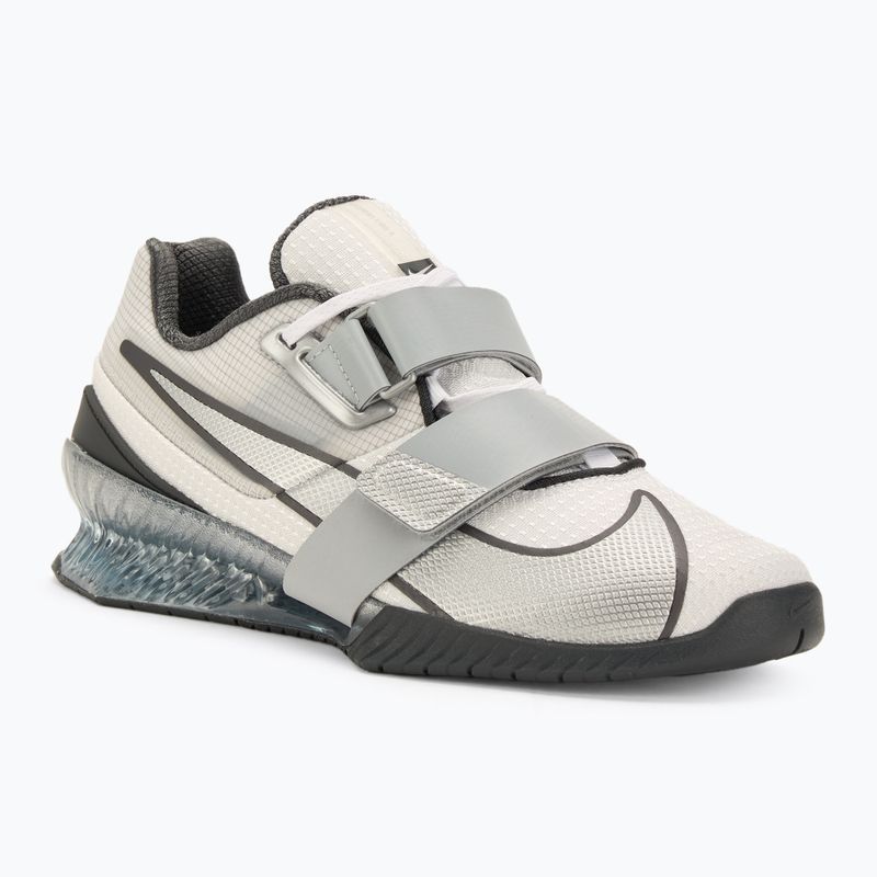 Nike Romaleos 4 SE bianco/argento metallico/antracite lupo grigio scarpa da sollevamento pesi