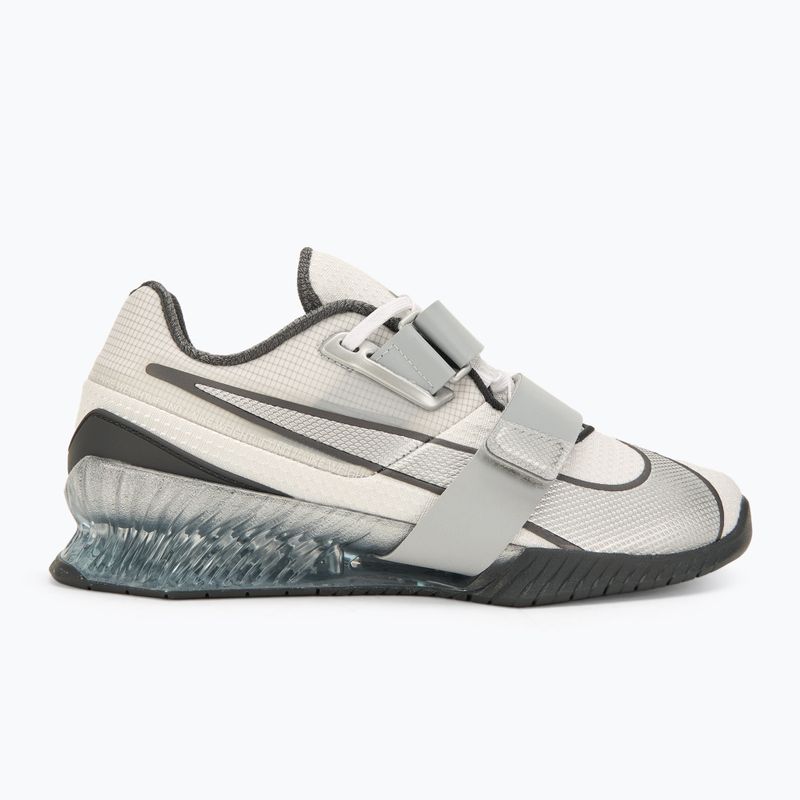 Nike Romaleos 4 SE bianco/argento metallico/antracite lupo grigio scarpa da sollevamento pesi 2