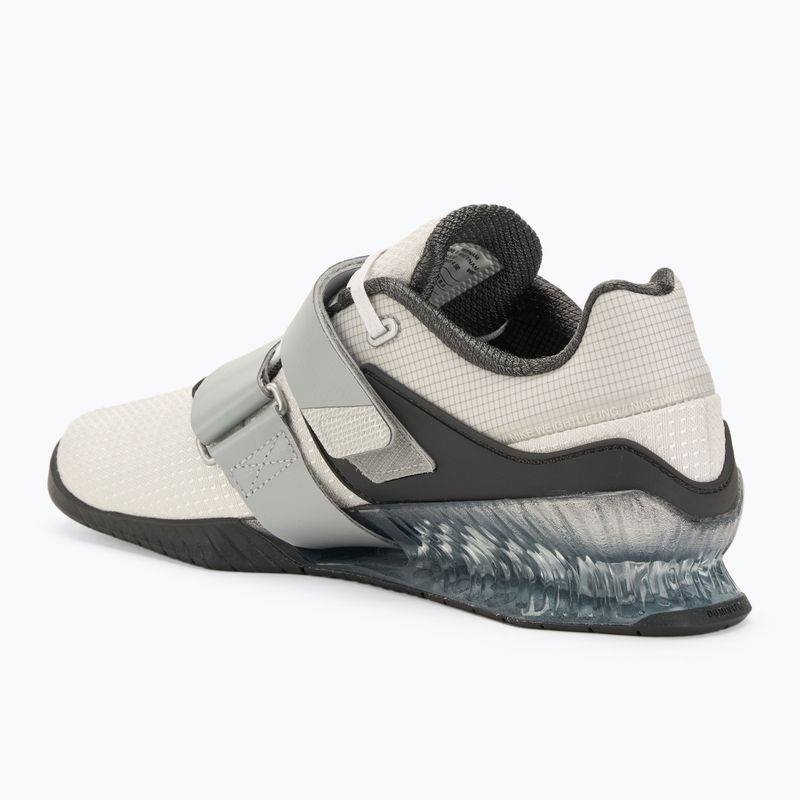 Nike Romaleos 4 SE bianco/argento metallico/antracite lupo grigio scarpa da sollevamento pesi 3
