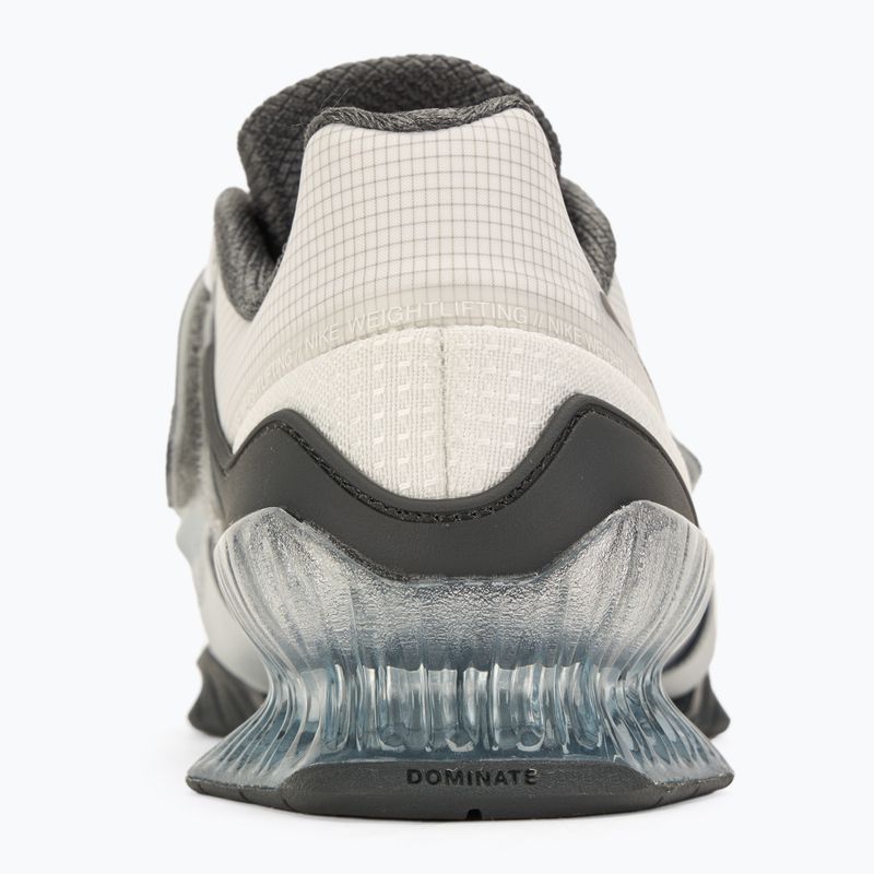 Nike Romaleos 4 SE bianco/argento metallico/antracite lupo grigio scarpa da sollevamento pesi 6